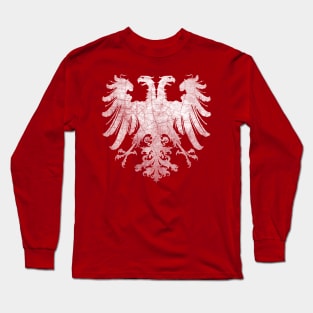 Roman Empire Eagle White Long Sleeve T-Shirt